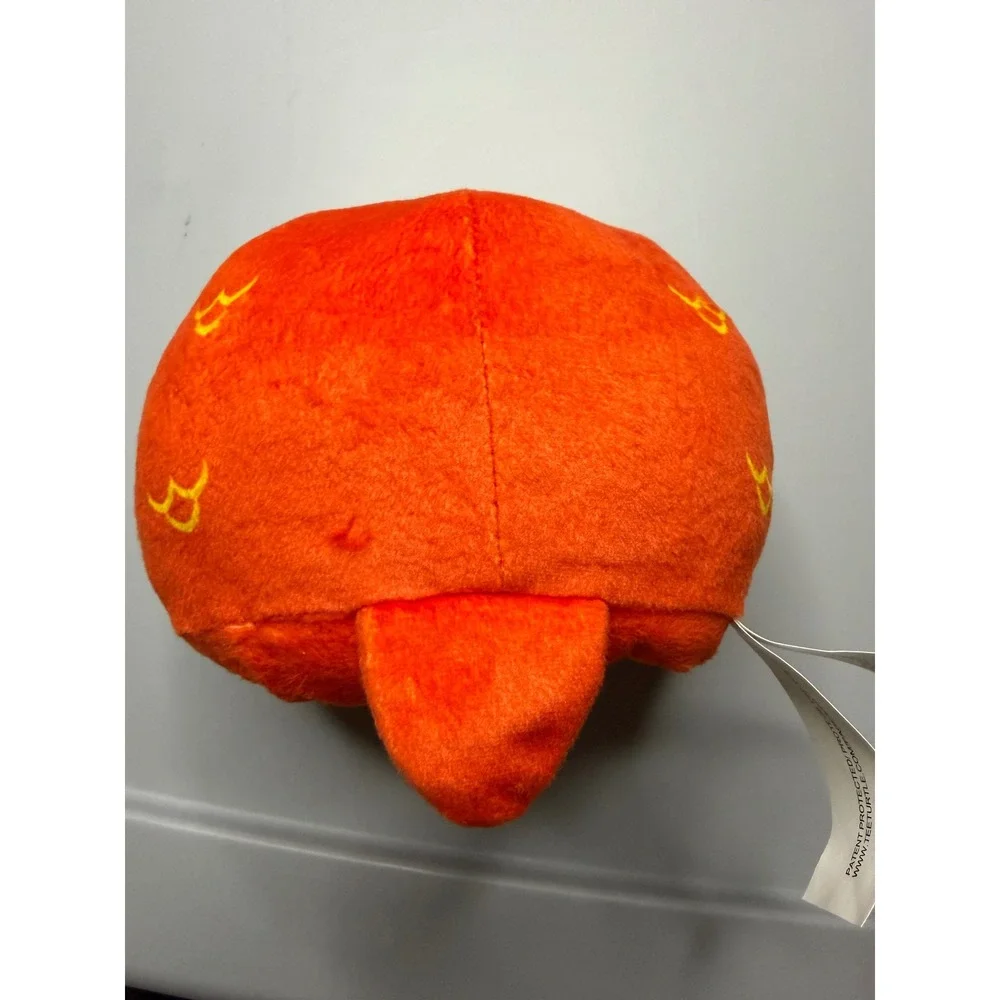 TeeTurtle Plushiverse Reversible Dragon Plush‎ Orange Fire Mood Toy